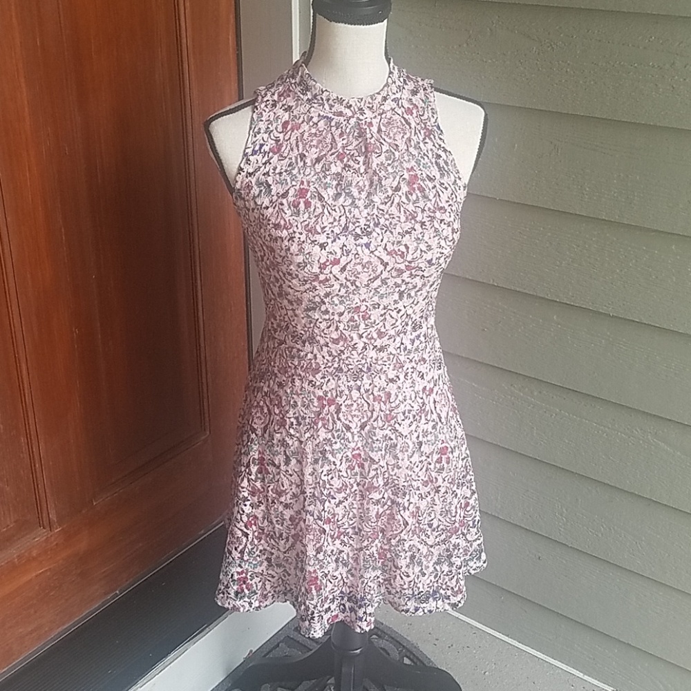 LOVE FIRE DRESS S/P PINK design pattern trendy